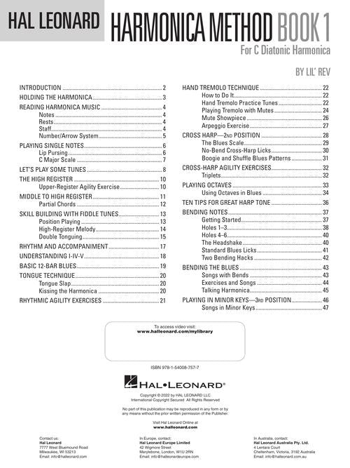 Hal Leonard Harmonica Method - Book 1
