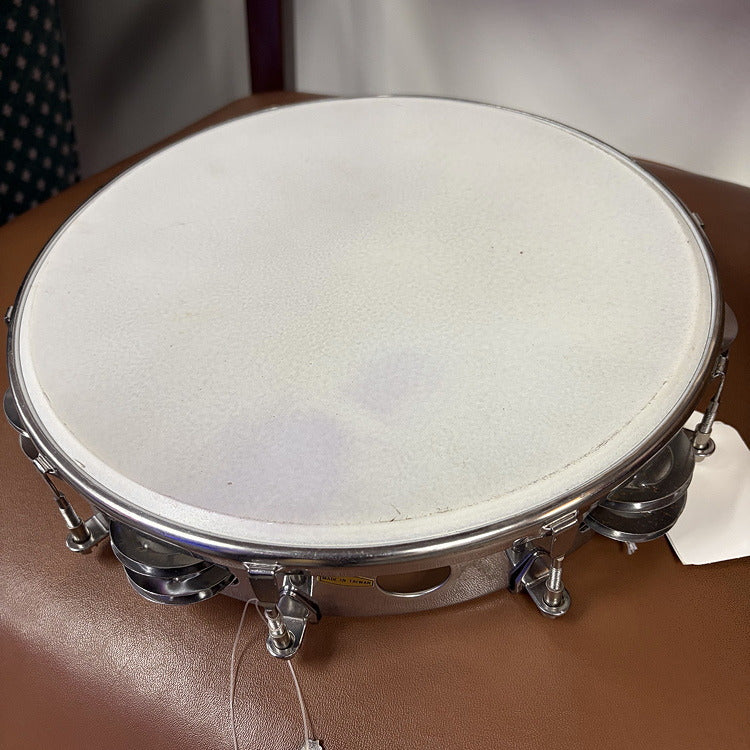 10" Tunable Tambourine Metal Shell Double Jingles