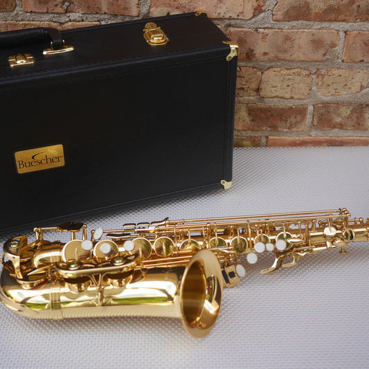 Buescher BU-4 Student Alto Saxophone New Old Stock 2000s Mint