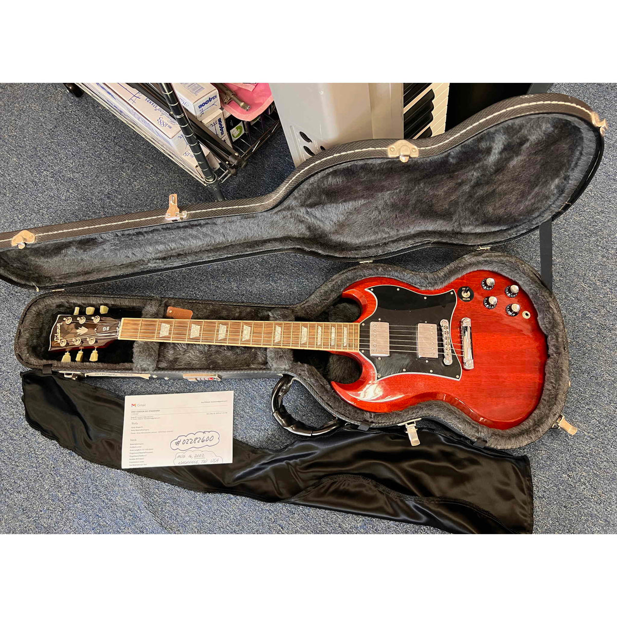 Gibson SG Standard Heritage Electric Guitar Cherry 2002