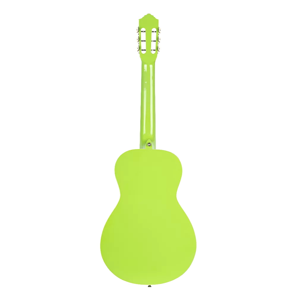Ortega Nylon String Guitar Gaucho Parlor Green Apple w/Bag