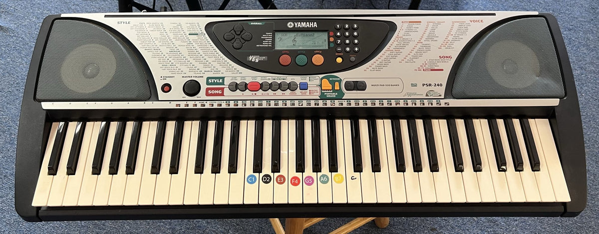 Yamaha PSR-240 Portable Keyboard with MIDI – Used
