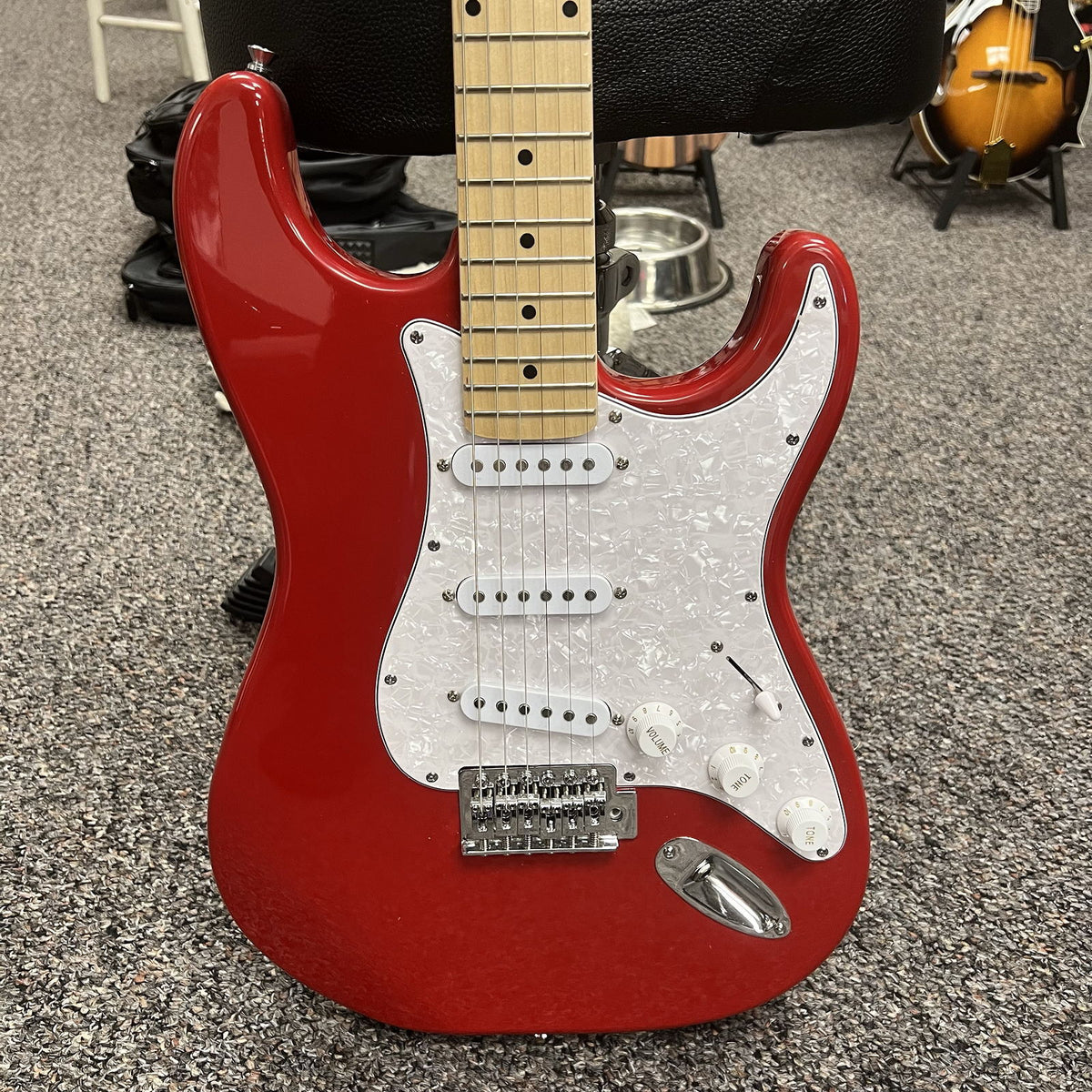 Amati Electric Guitar, Sanguine Red w/gig bag and accessories