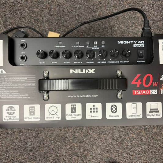 NUX Mighty 40 MKII 40-watt 1 x 12-inch Modeling Combo Amp