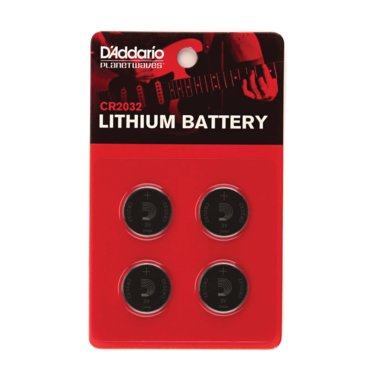 D'Addario Lithium Battery 4-pack