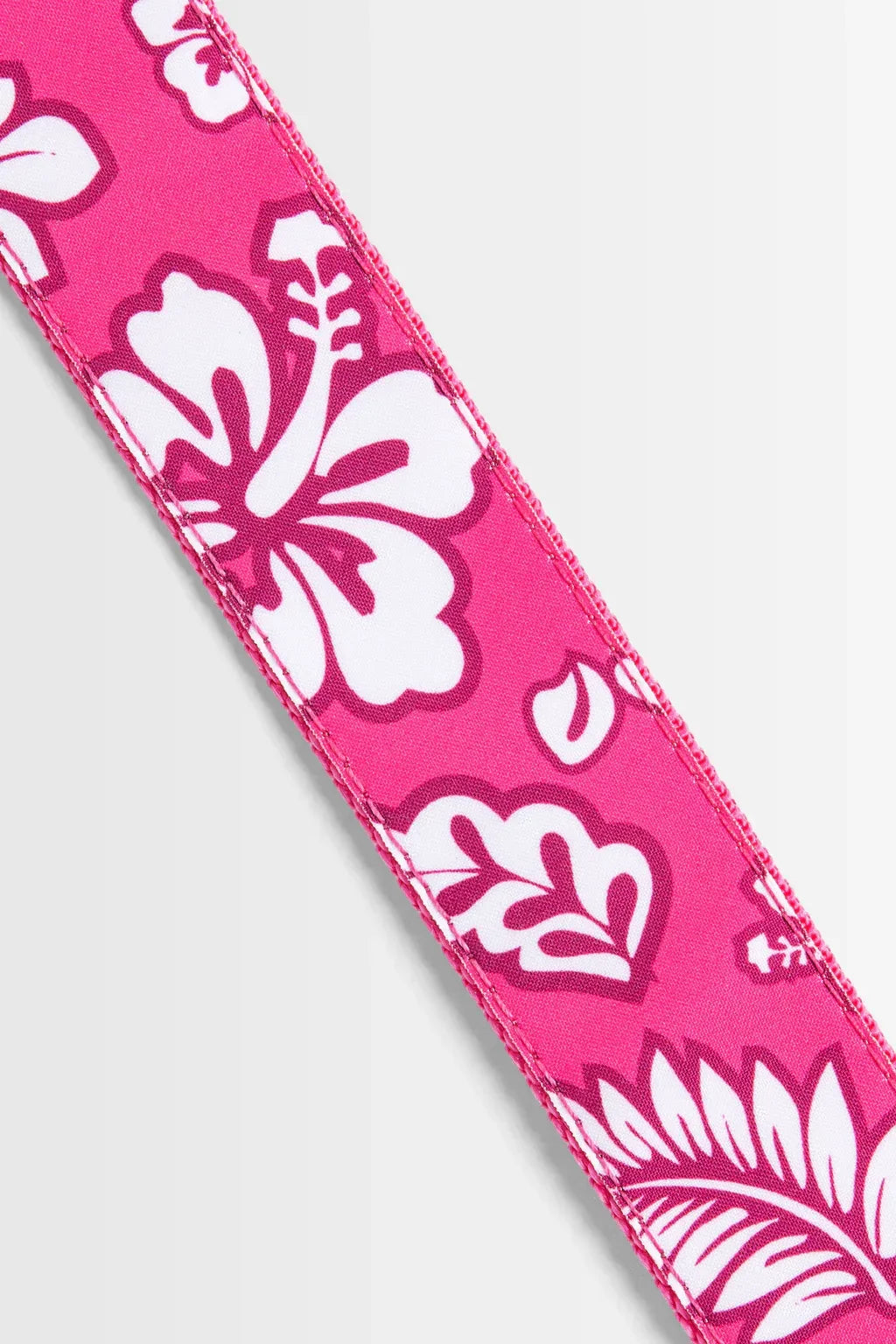 Kala Hibiscus Print Ukulele Strap - Pink