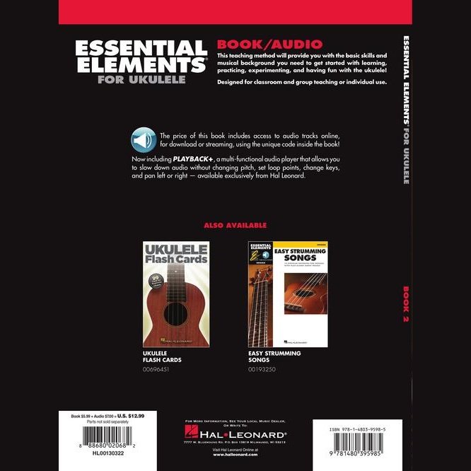 Essential Elements Ukulele Method - Book 2