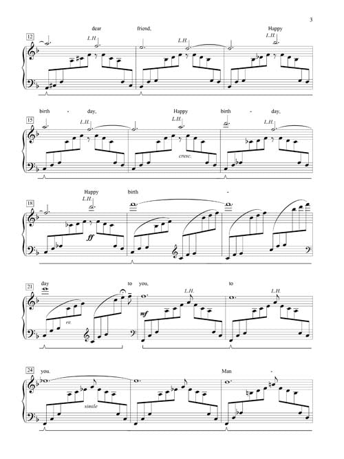 Happy Birthday to You Piano