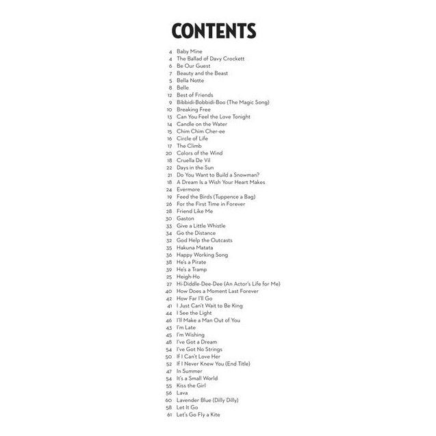 101 Disney Songs for Alto Saxophone