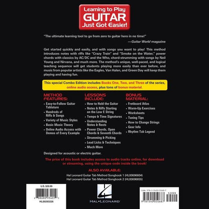 Hal Leonard Guitar Tab Method: Books 1, 2 & 3 All-in-One Edition!