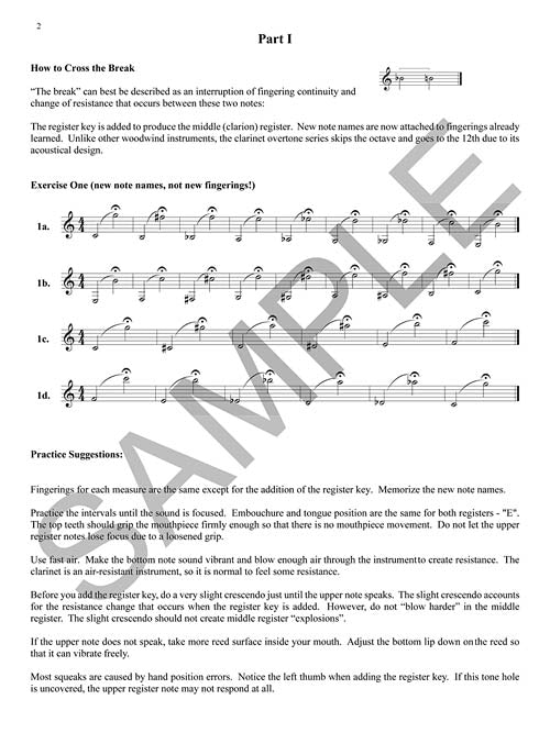 The Break: Mastering the Middle Register of the Clarinet by Paula Corley