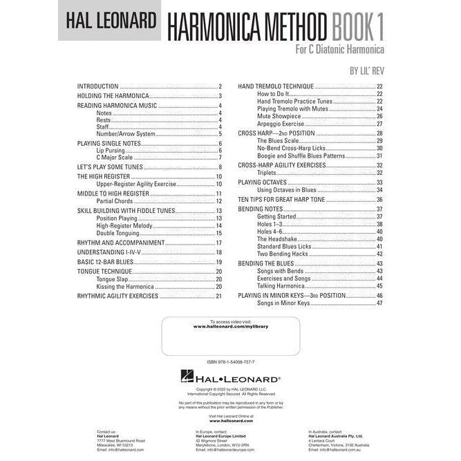 Hal Leonard Harmonica Method - Book 1