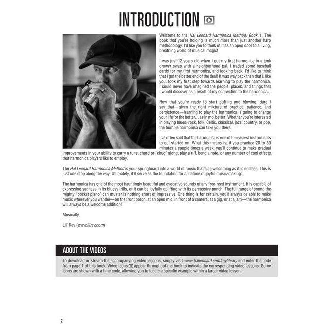 Hal Leonard Harmonica Method - Book 1