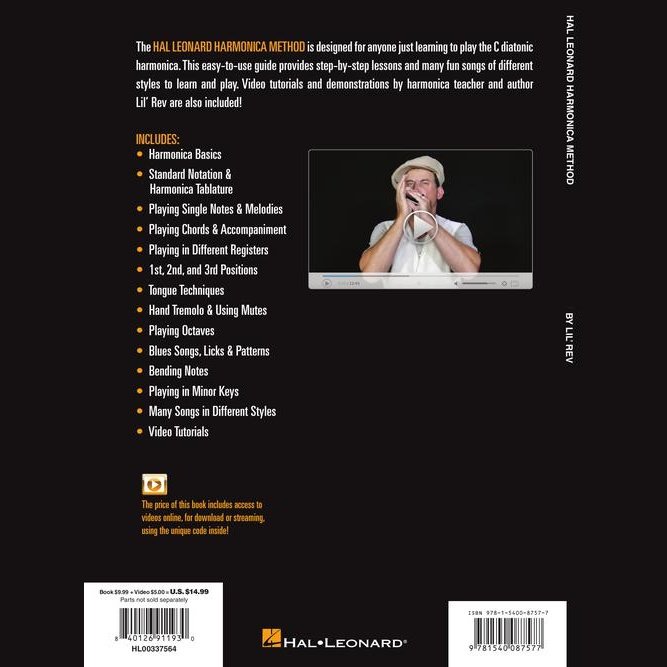 Hal Leonard Harmonica Method - Book 1
