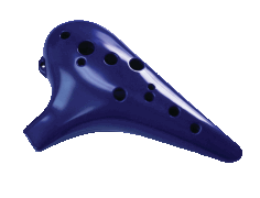 12-Hole Plastic Tenor Ocarina in C Major