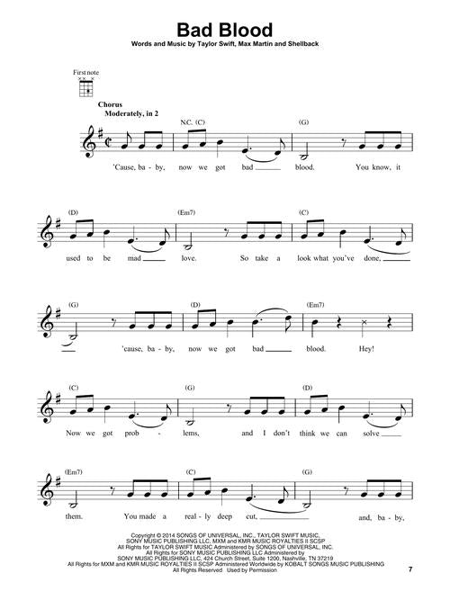 Taylor Swift - Ukulele Collection