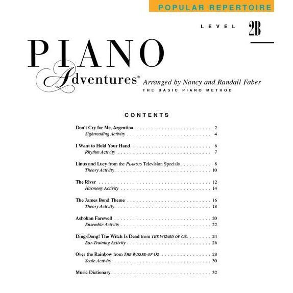 Level 2B - Popular Repertoire Book