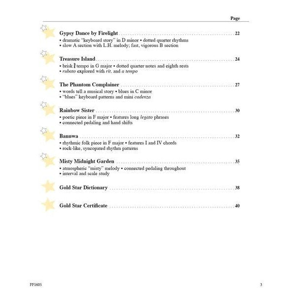 Level 2B - Gold Star Performance with Online Audio
