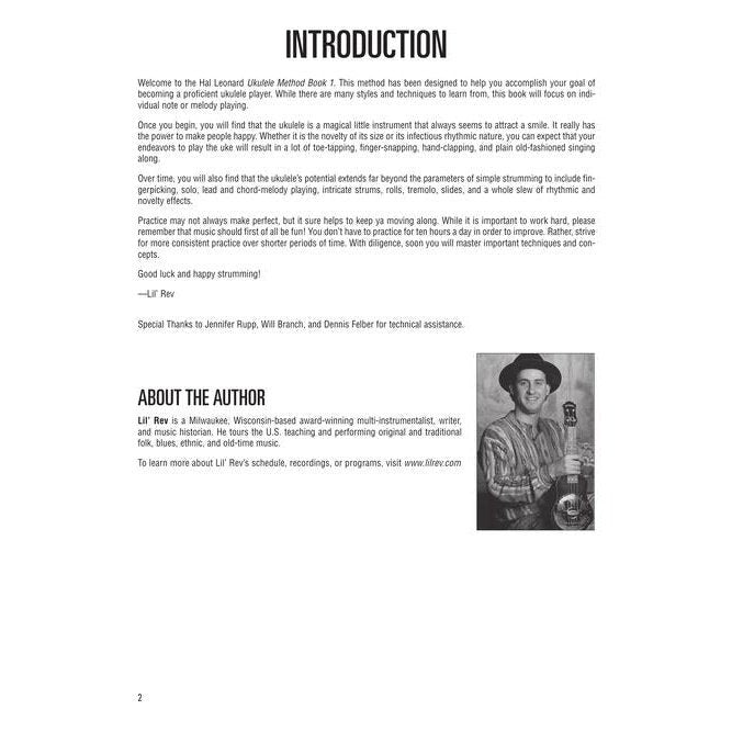 Hal Leonard Ukulele Method Book 1