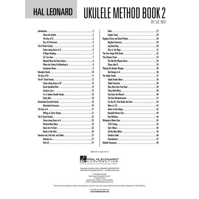 Hal Leonard Ukulele Method Book 2