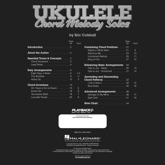 Ukulele Chord Melody Solos