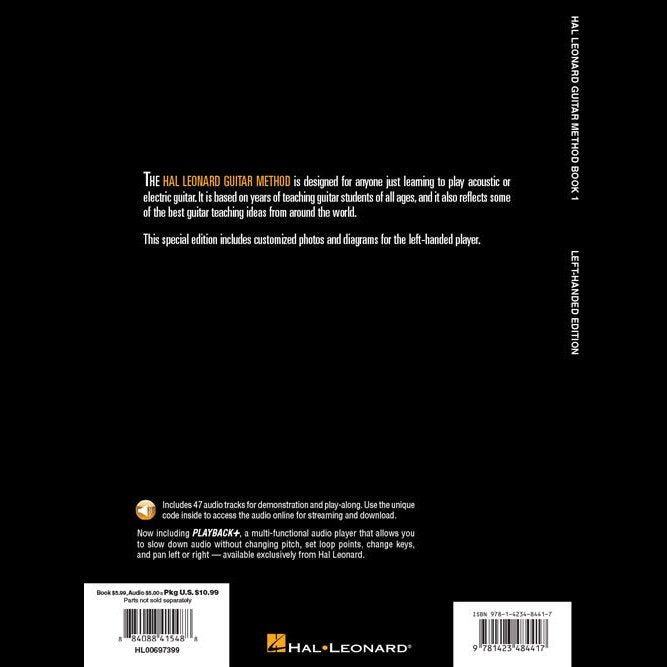 Hal Leonard Guitar Method, Book 1 - Left-Handed Edition Audio Access included