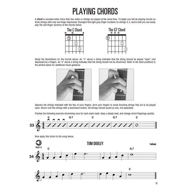 Hal Leonard Guitar Method, Book 1 - Left-Handed Edition Audio Access included
