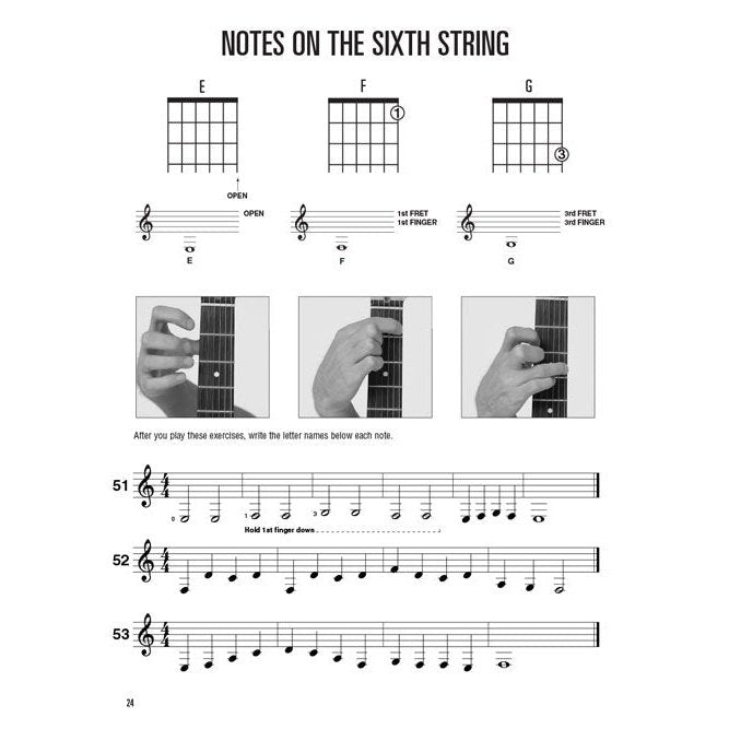 Hal Leonard Guitar Method, Book 1 - Left-Handed Edition Audio Access included