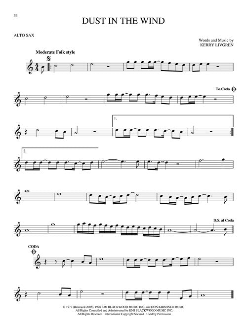 Essential Songs for Alto Sax