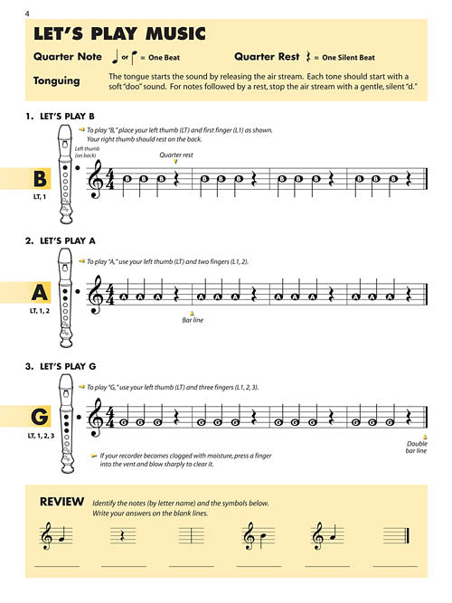 Essential Elements for Recorder Classroom Method - Student Book 1