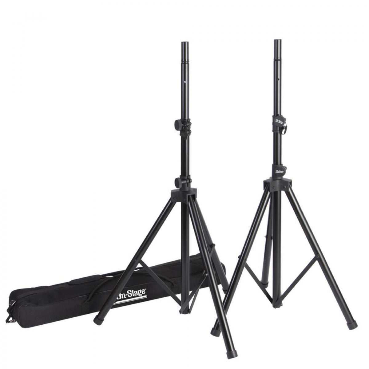 All-Aluminum Speaker Stand Pak With Zippered Bag