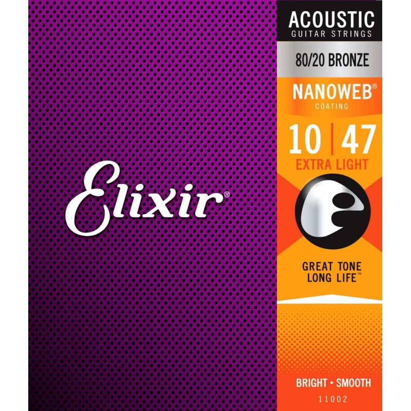 Elixir Nanoweb Acoustic Extra Light 10-47