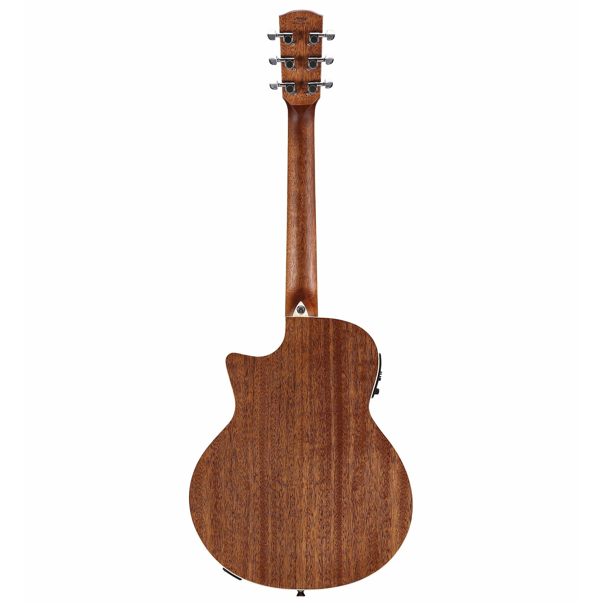 Alvarez Artist Little Jumbo Travel Guitar w/deluxe Gig Bag EQ & tuner Shadowburst