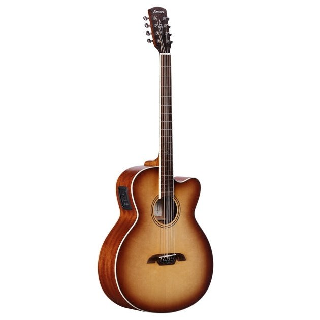 Alvarez Baritone 8-String Acoustic Electric w/Cutaway Shadowburst