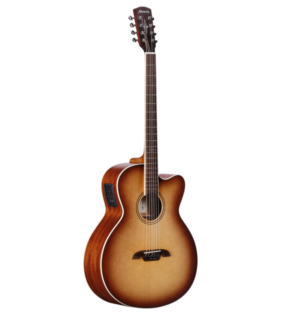 Alvarez Baritone 8-String Acoustic Electric w/Cutaway Shadowburst