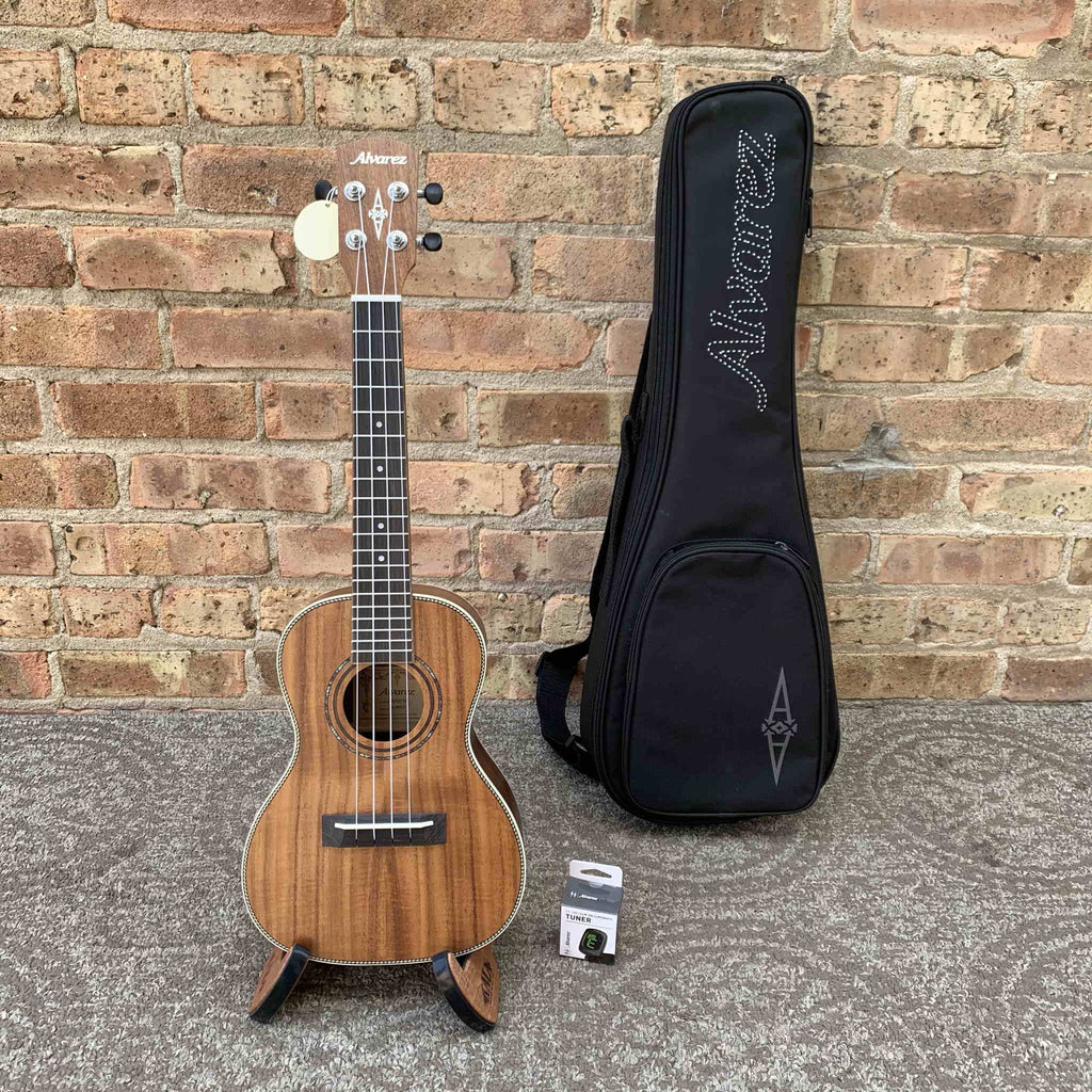 Alvarez Regent Concert Ukulele Pack w/Tuner and Gig bag Acacia