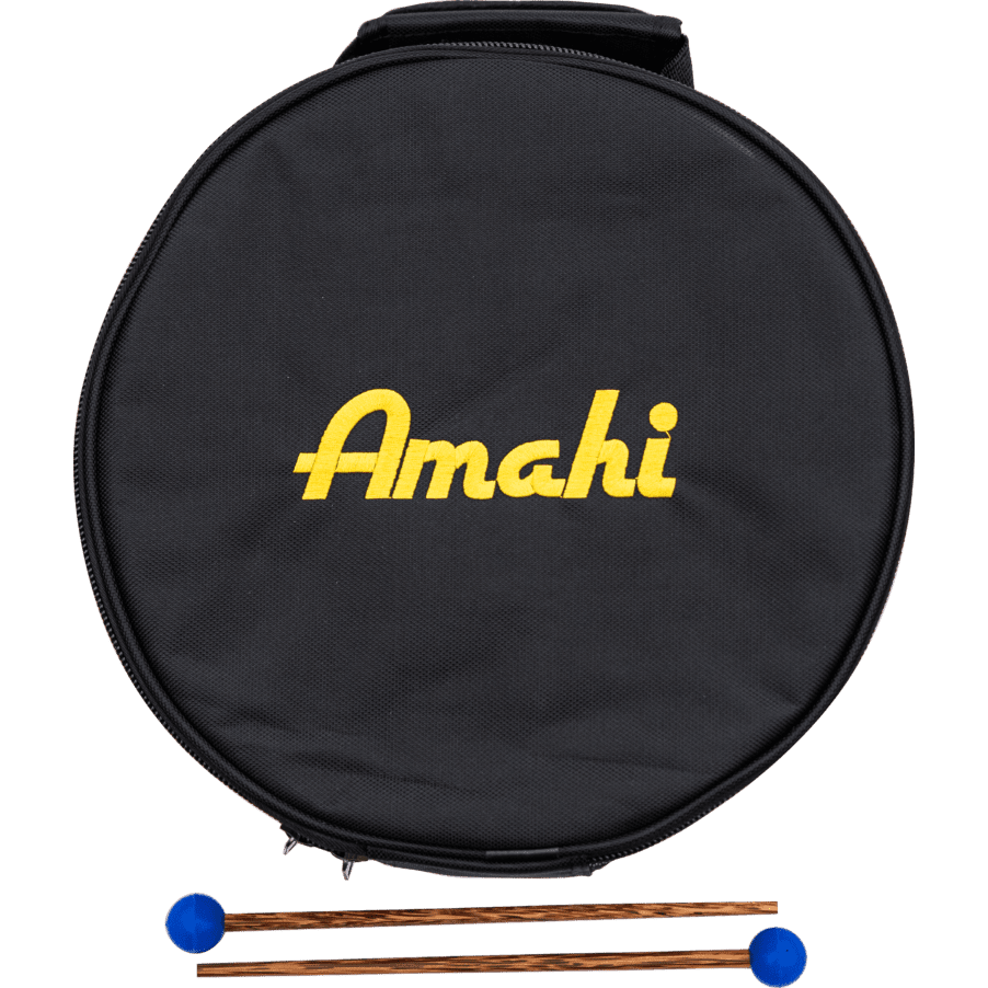 Amahi 10” Steel Tongue Drum Black