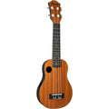 Amahi HCLF220 Troubadour Ukulele Offset Soundhole Mahogany Top