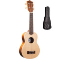 Amahi Panda Soprano Ukulele Spruce top w/bag