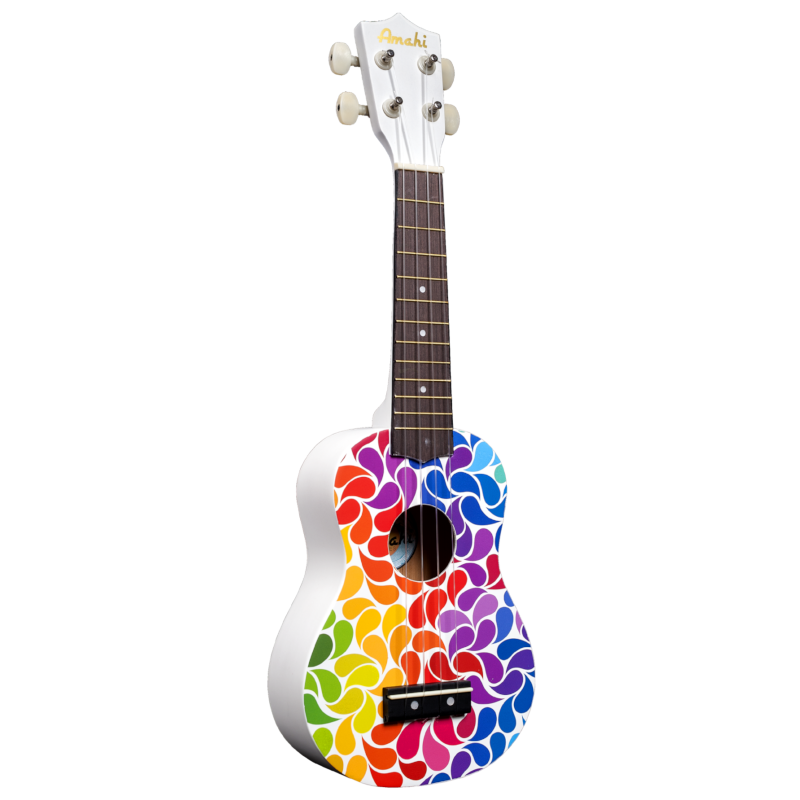 Amahi Rainbow Flower Soprano Ukulele