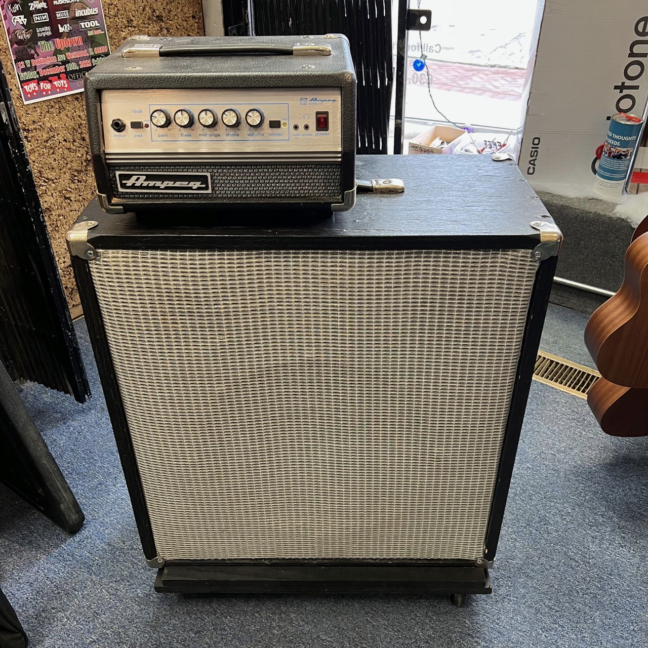 Ampeg Micro VR Bass Amp with 15" Custom Cabinet (used)