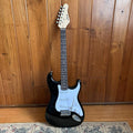 Austin Double Cutaway Electric Guitar Black
