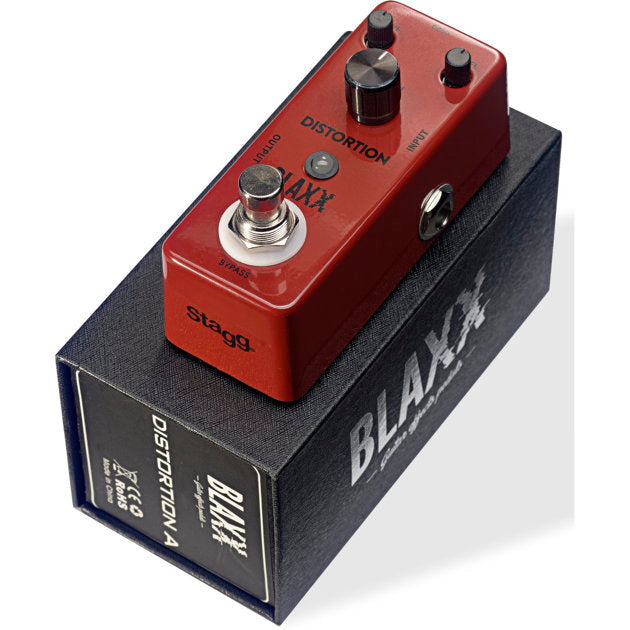 Blaxx Distortion pedal for electric guitar