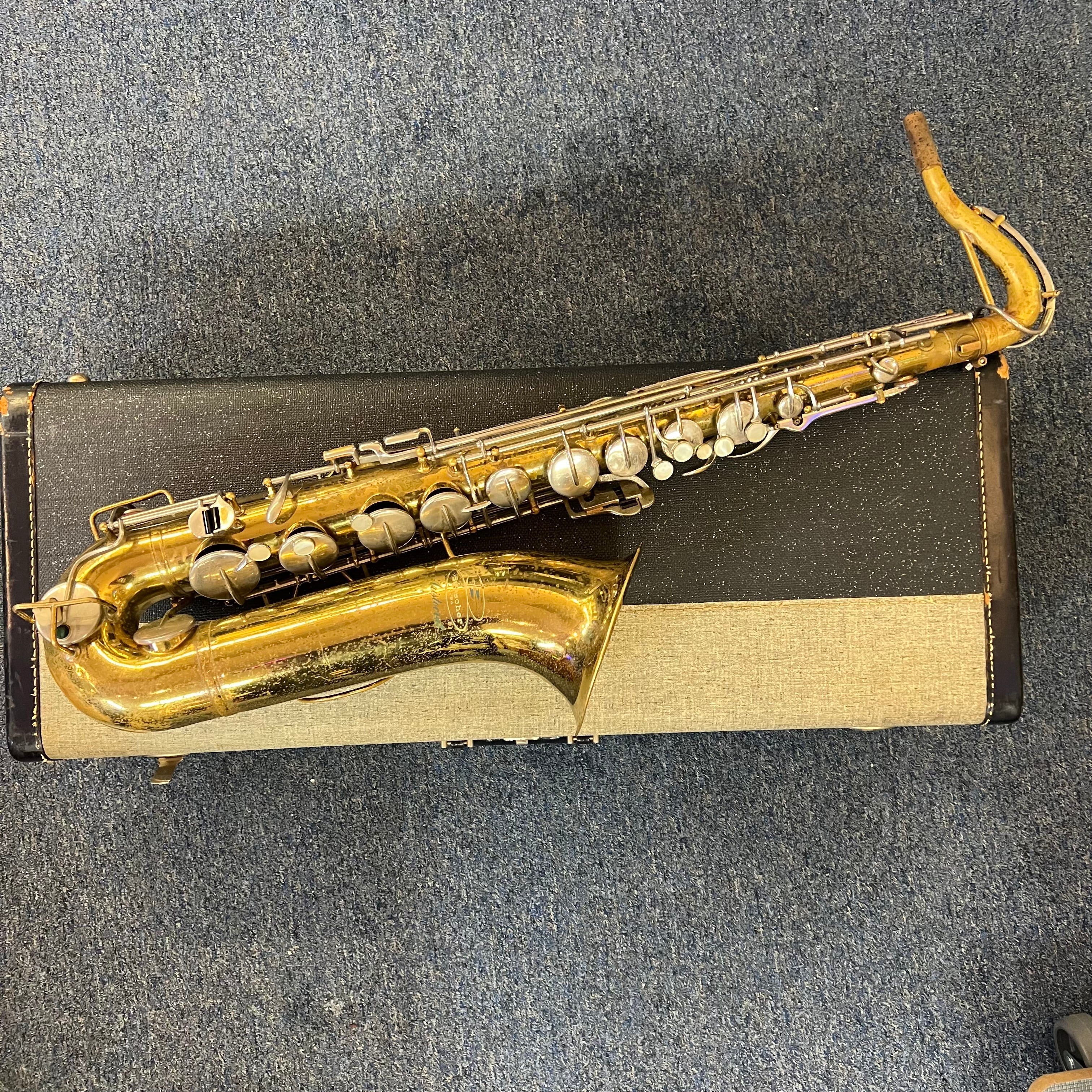 Buescher Aristocrat Tenor Saxophone 1960s Very Good