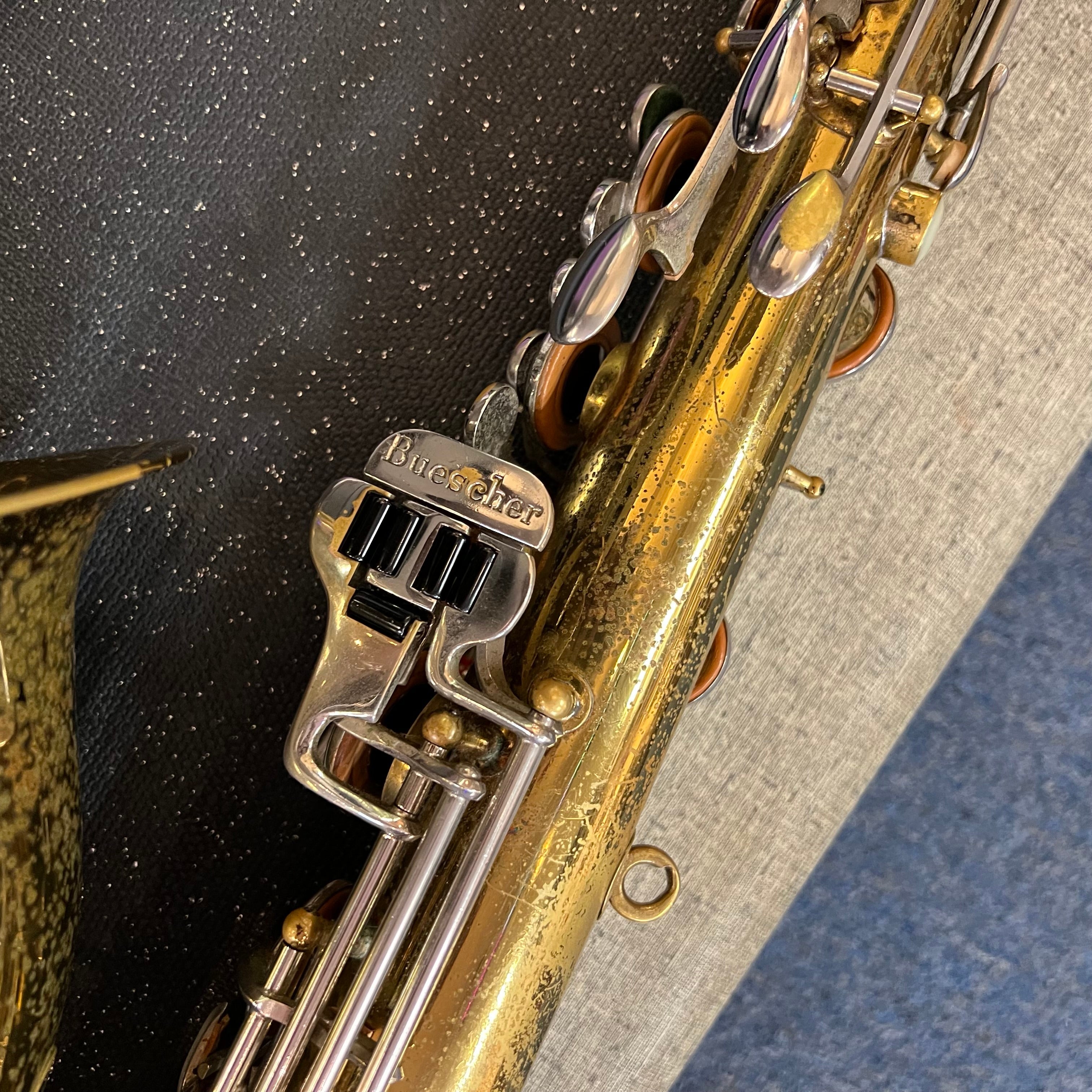 Buescher Aristocrat Tenor Saxophone 1960s Very Good