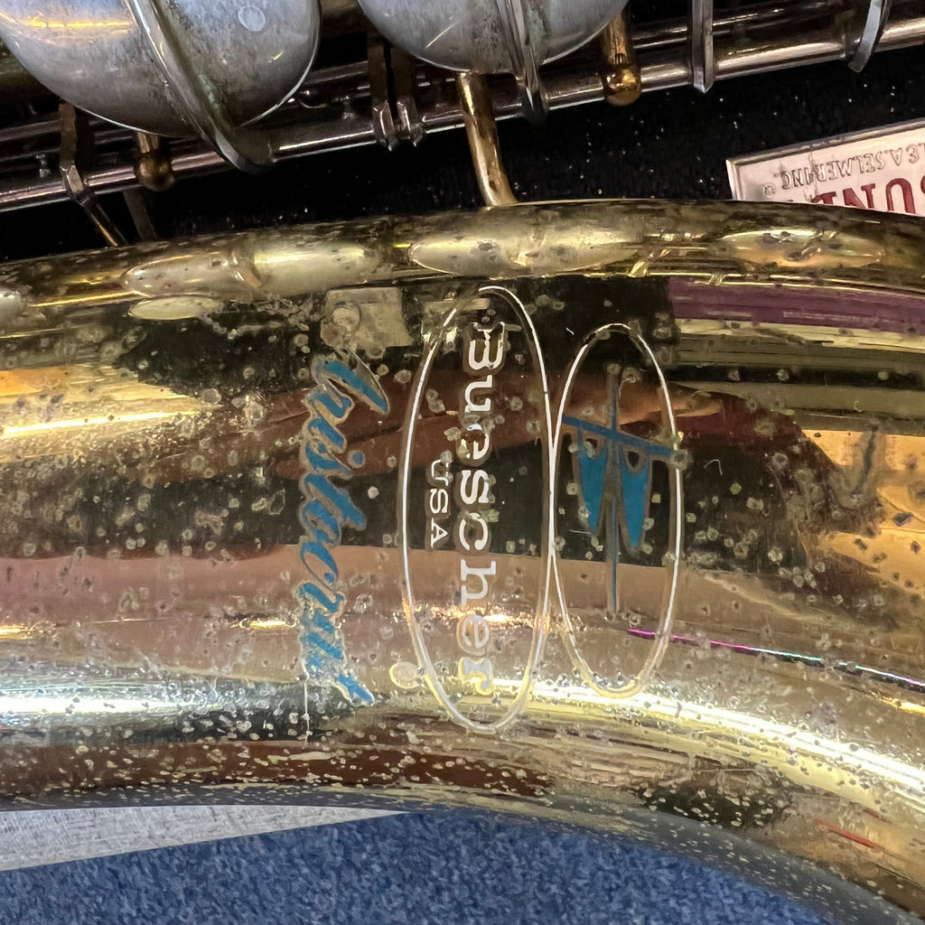 Buescher Aristocrat Tenor Saxophone 1960s Very Good