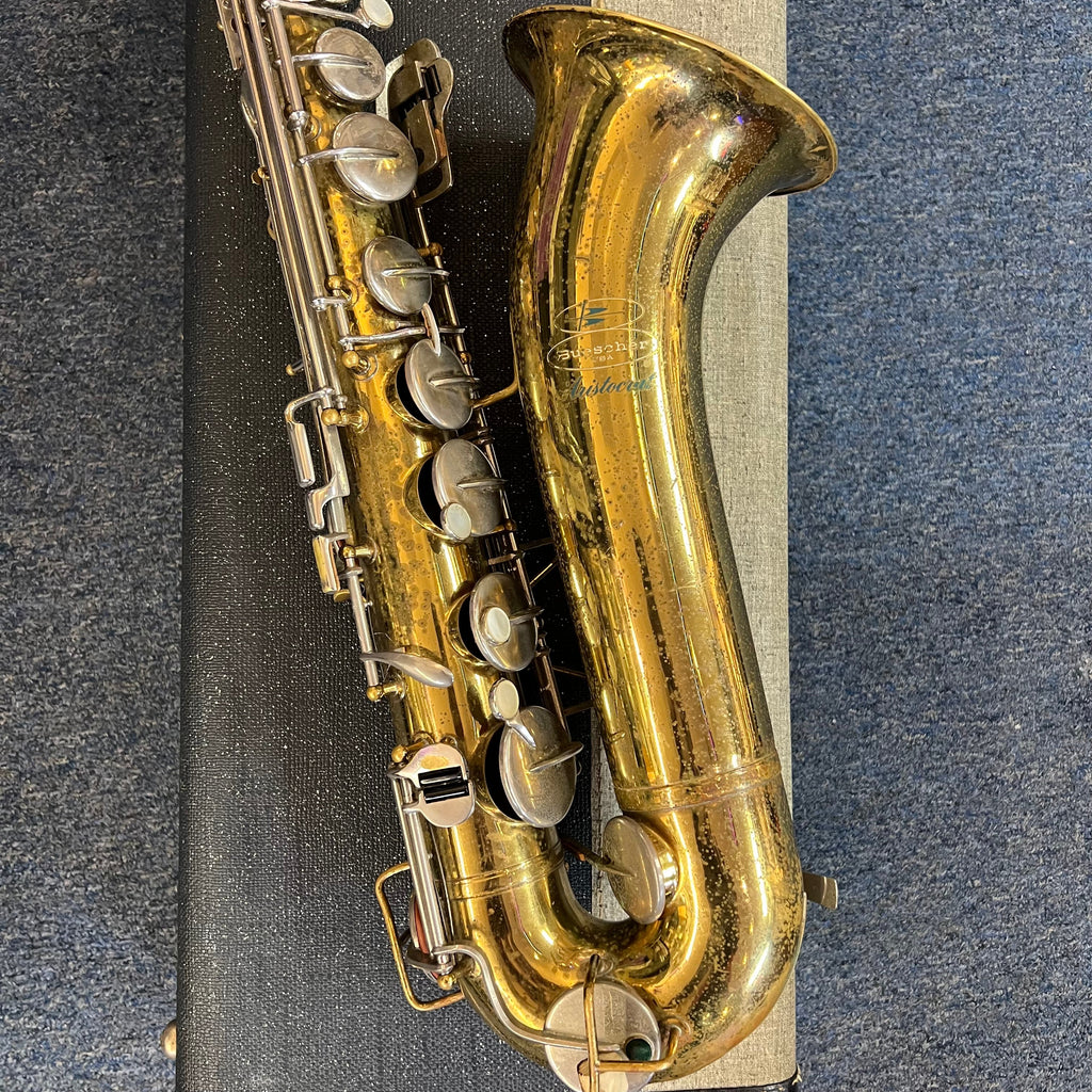Buescher Aristocrat Tenor Saxophone 1960s Very Good