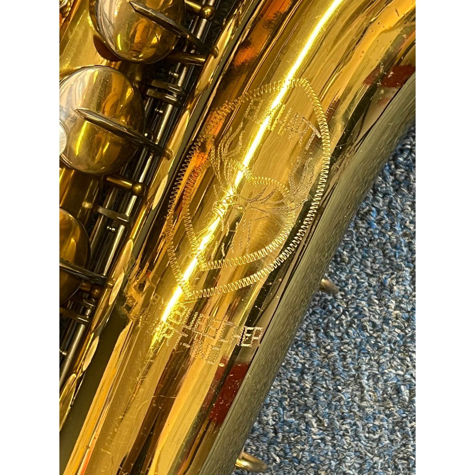 Buescher Elkhart -  Aristocrat Stencil Tenor Saxophone 1960s