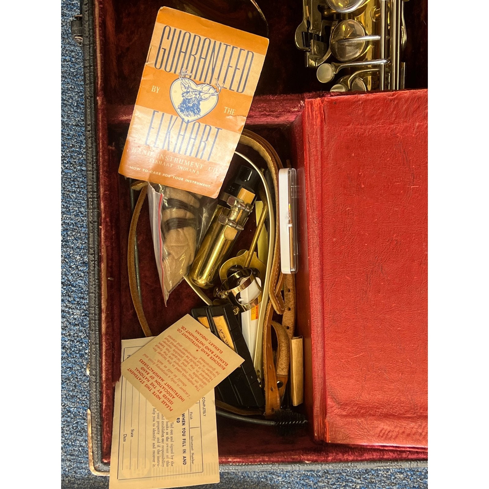 Buescher Elkhart -  Aristocrat Stencil Tenor Saxophone 1960s
