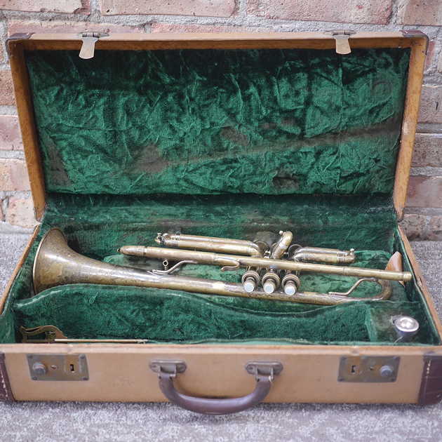 Buescher Elkhart Trumpet 37B 1950s Brass
